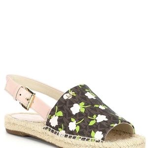 Michael Kors Fisher MK Logo and Floral Print